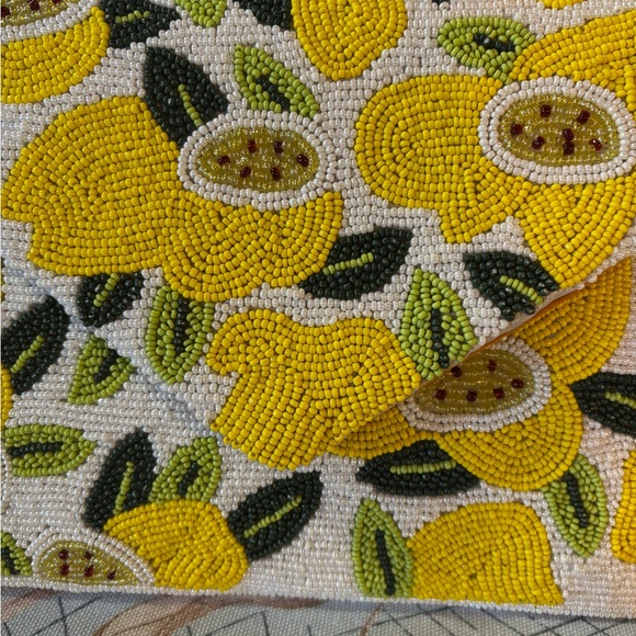 Floral‎ Beaded Clutch
